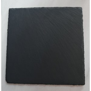 Décoration en Ardoise Naturelle – Gravure Personnalisée - Assiette carrée