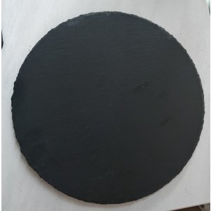 Décoration en Ardoise Naturelle – Gravure Personnalisée - Assiette ronde