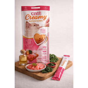 Friandises Catit Creamy Superfoods – Super Aliments  - Thon