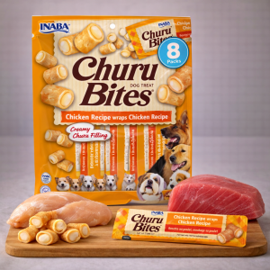 Friandises Inaba – Churu Bites Double Texture - Poulet