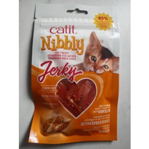 Friandises Catit Nibbly Jerky – Poulet ou Poulet Poisson  - Poulet