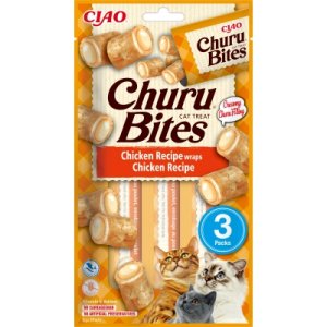 Friandises Ciao Churu Bites – Poulet ou Saumon Cœur Crémeux  - Poulet