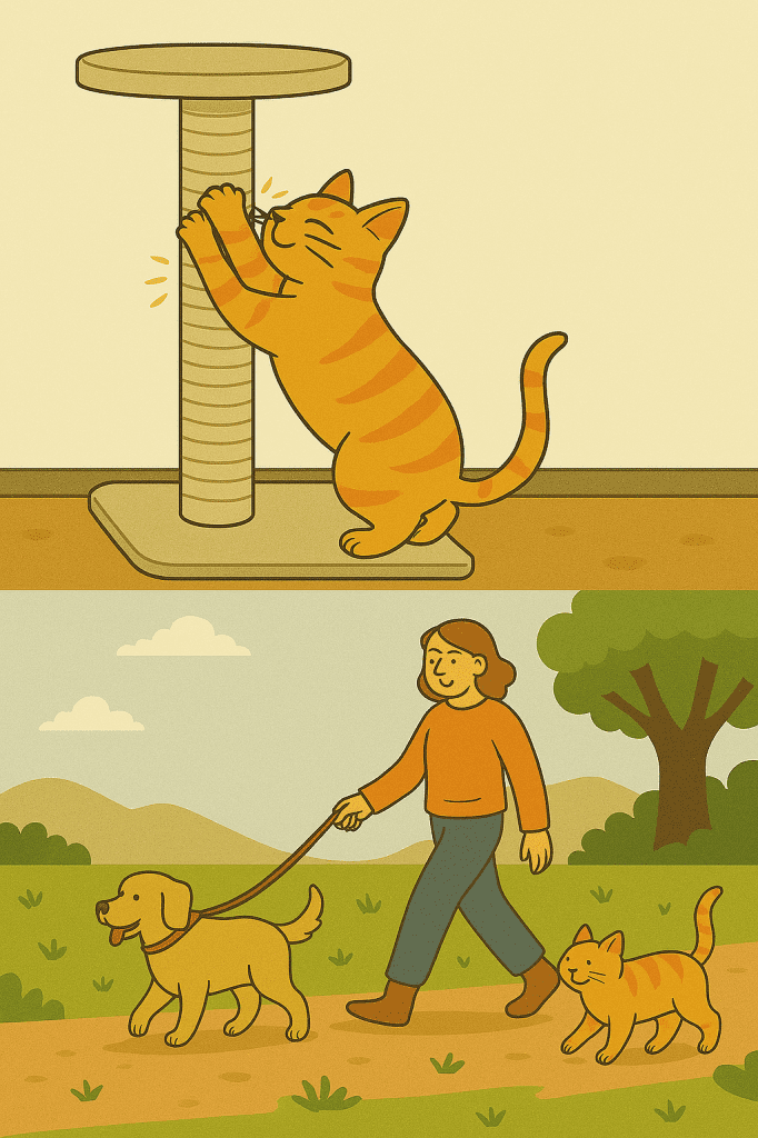 Couper les griffes du chien et du chat : quand intervenir et comment favoriser l’usure naturelle