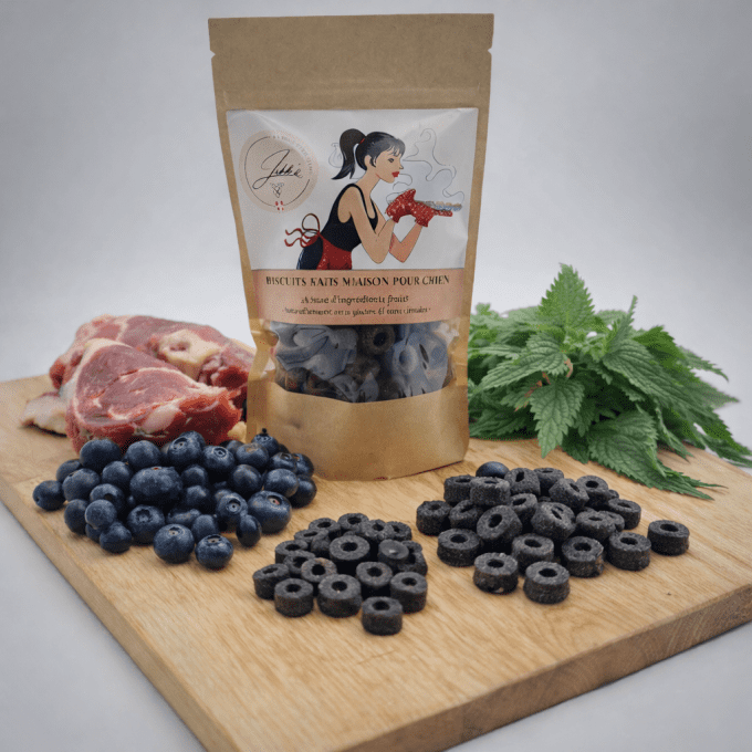 Friandises Jokk’s LBC – Donuts Agneau, Myrtille & Ortie