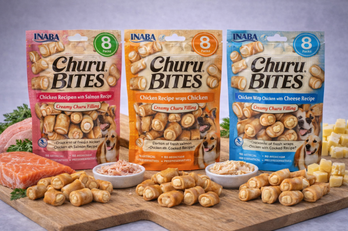 Friandises Inaba – Churu Bites Double Texture