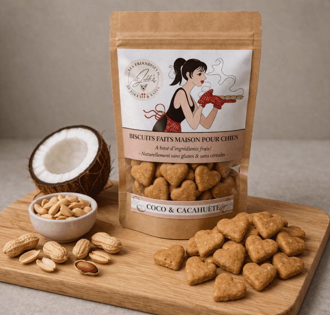  Friandises  Jokk’s LBC – Cœurs Coco & Cacahuète