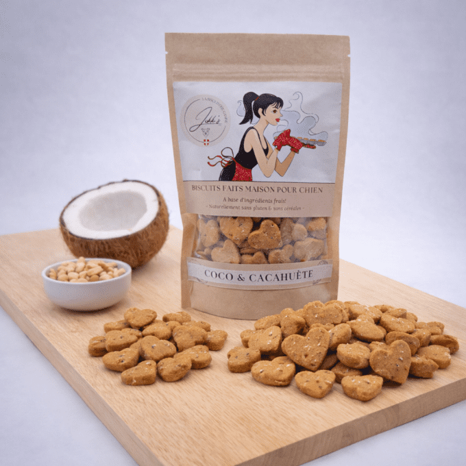  Friandises  Jokk’s LBC – Cœurs Coco & Cacahuète