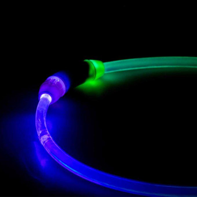 Collier lumineux multicolore