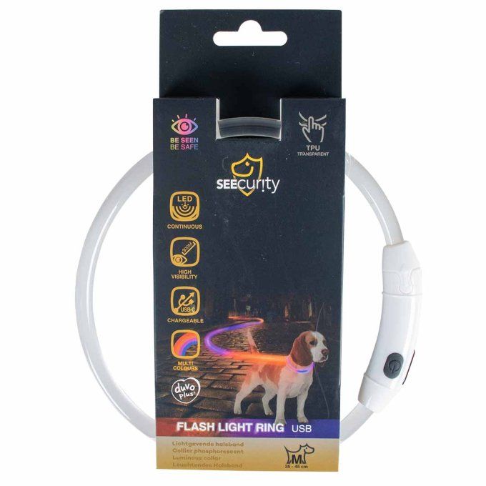 Collier lumineux multicolore