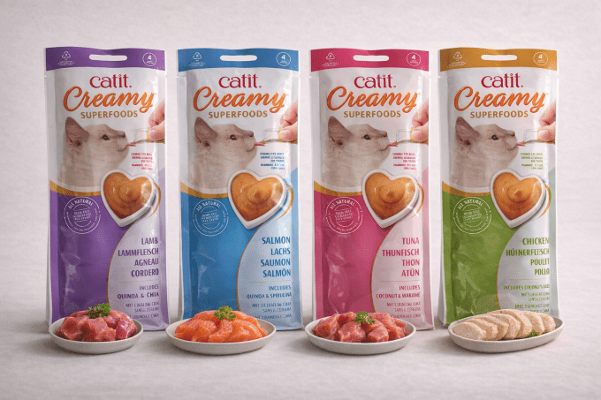 Friandises Catit Creamy Superfoods – Super Aliments 