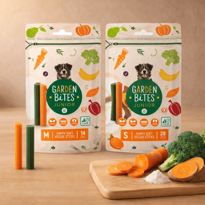 Friandises dentaires Duvoplus – Garden Bites Puppy Veggie Stick