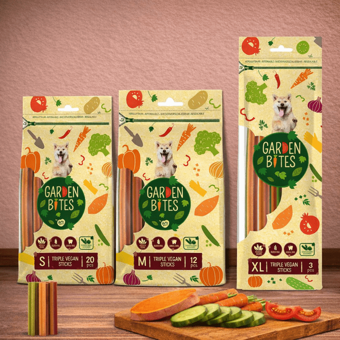 Friandises dentaires Duvoplus – Garden Bites Triple Veggie Stick
