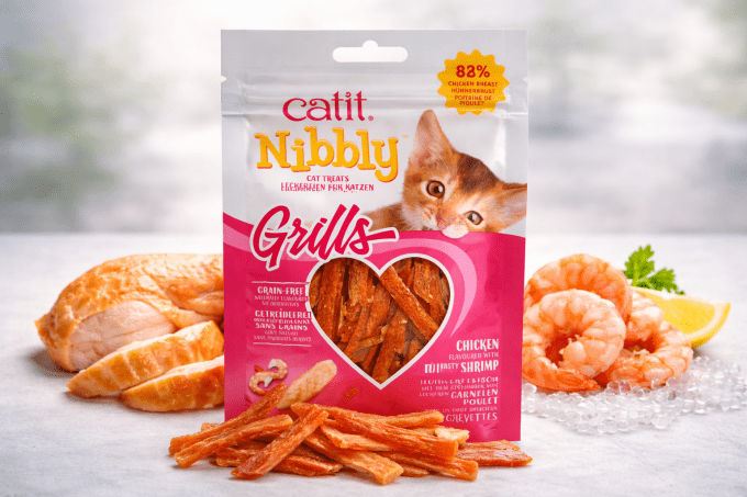 Friandises Catit Nibbly Grills – Poulet Crevette ou Homard 