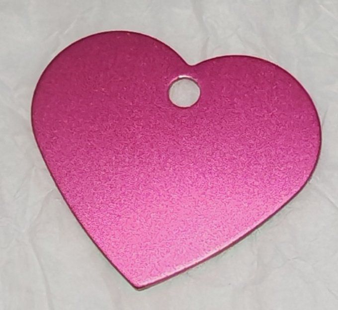 Médaille forme cœur 