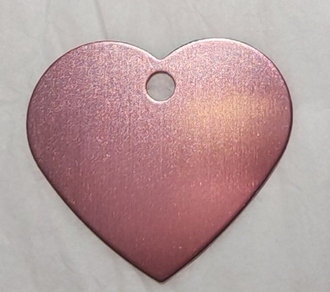 Médaille forme cœur 