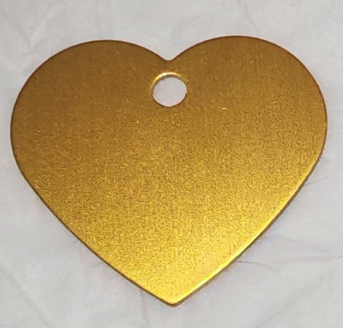 Médaille forme cœur 