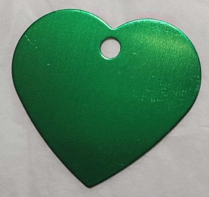 Médaille forme cœur 