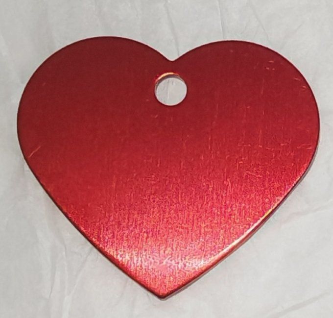 Médaille forme cœur 