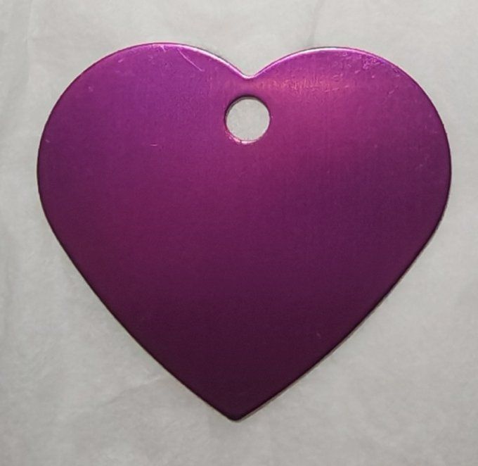 Médaille forme cœur 