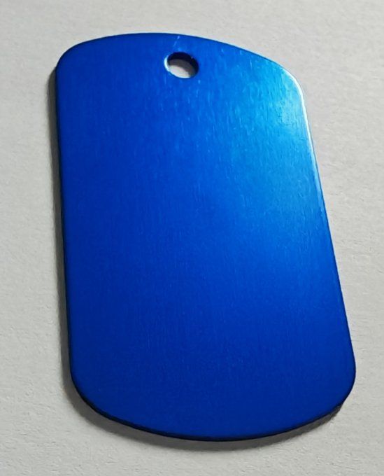 Médaille forme plaque militaire