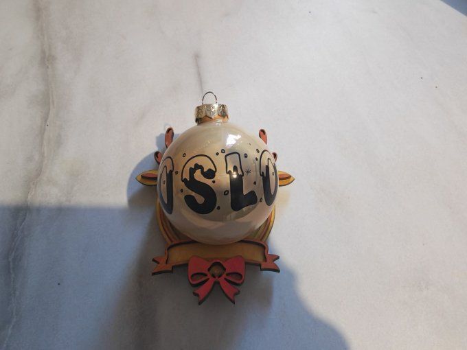 Boule de Noël en verre