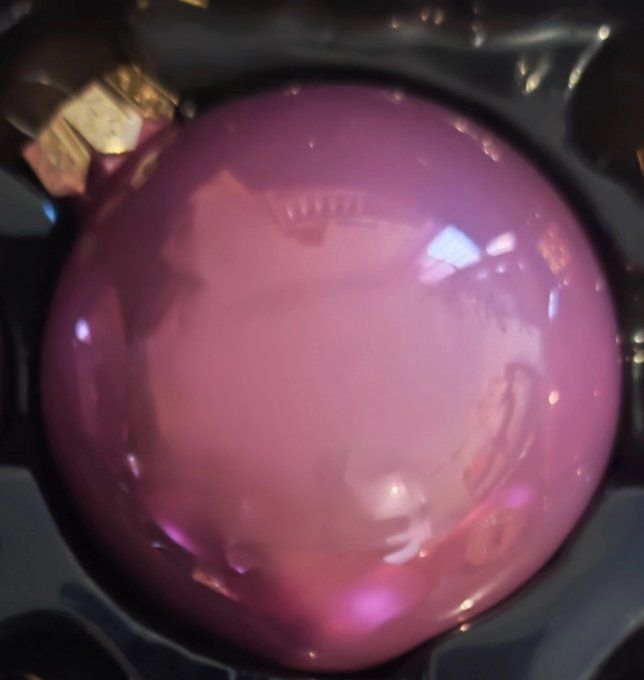 Boule de Noël en verre