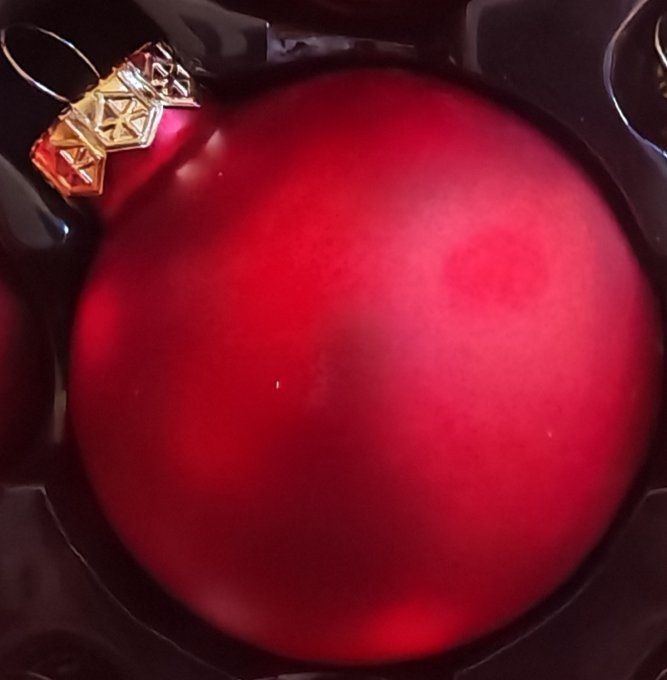 Boule de Noël en verre