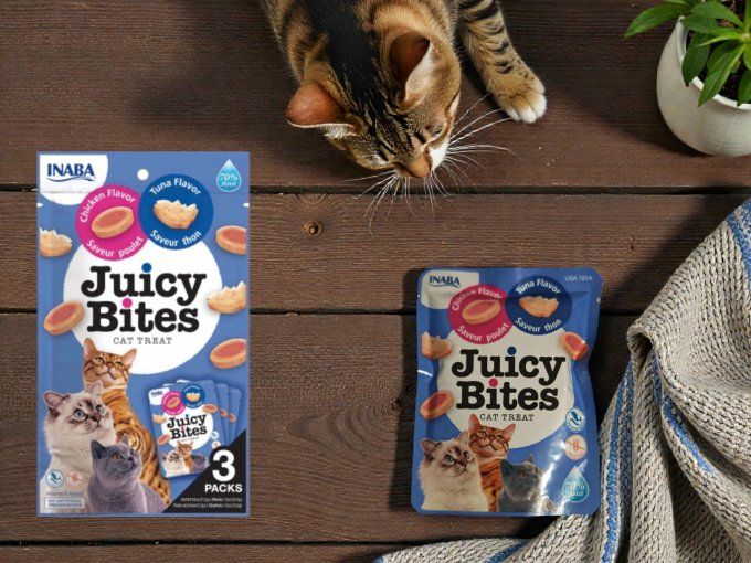 Friandises Inaba Juicy Bites – 2 Formes & 2 Saveurs 