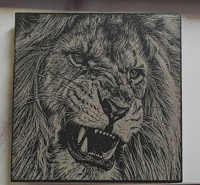 Ardoise sous-verre ou assiette