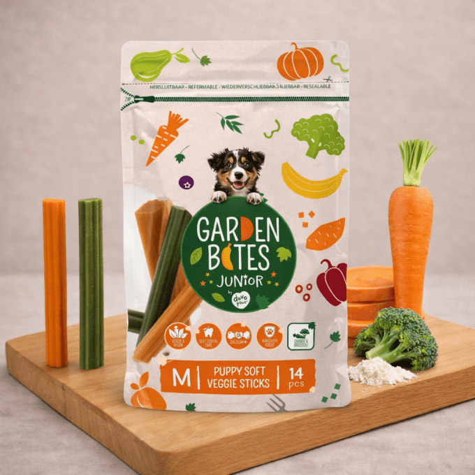 Friandises dentaires Duvoplus – Garden Bites Puppy Veggie Stick