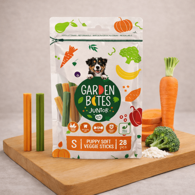 Friandises dentaires Duvoplus – Garden Bites Puppy Veggie Stick