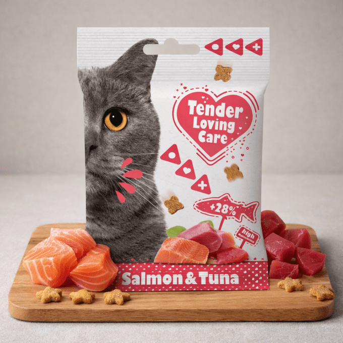 Friandises TLC Duvoplus – Poulet ou Saumon & Thon